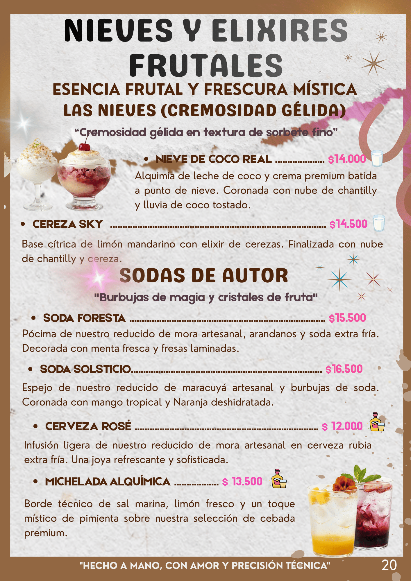 Nieves y elixir